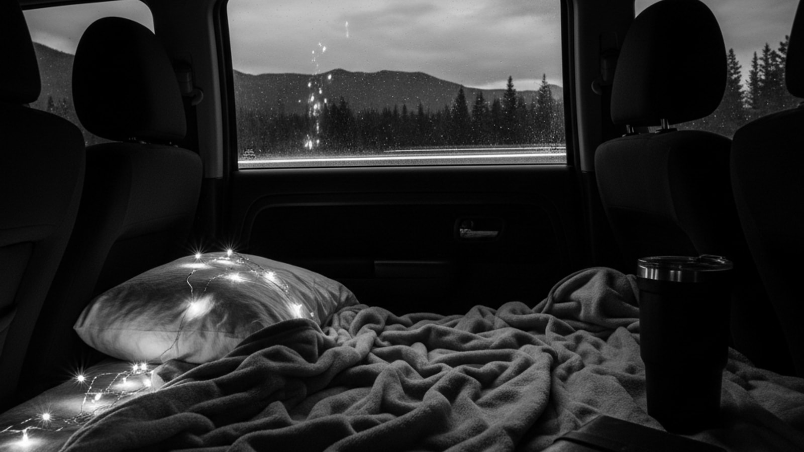 Jak spát v autě při roadtripu